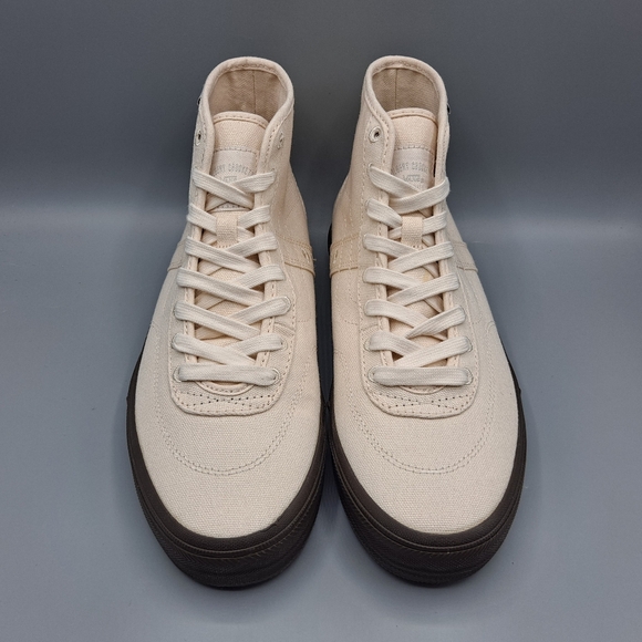 New Vans x Quasi Skateboards Gilbert Crockett High Decon Cream Canvas and Brown - Picture 4 of 11
